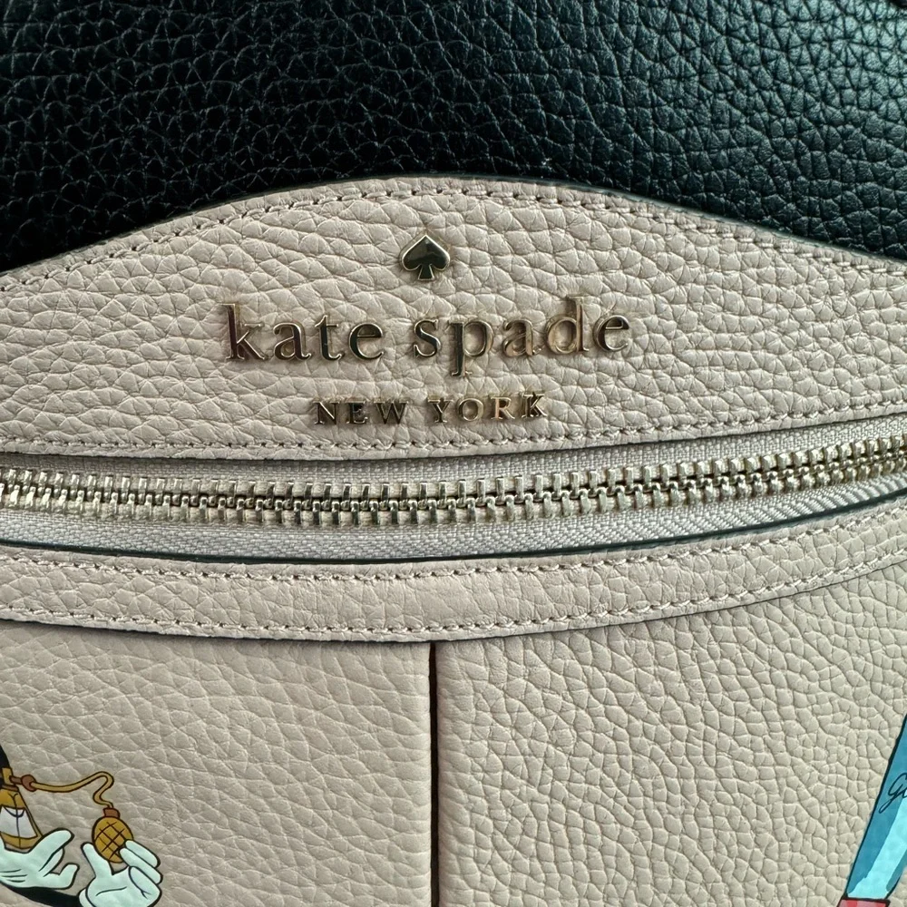 Kate Spade Black and Pink Disney Backpack - Picture 3 of 5